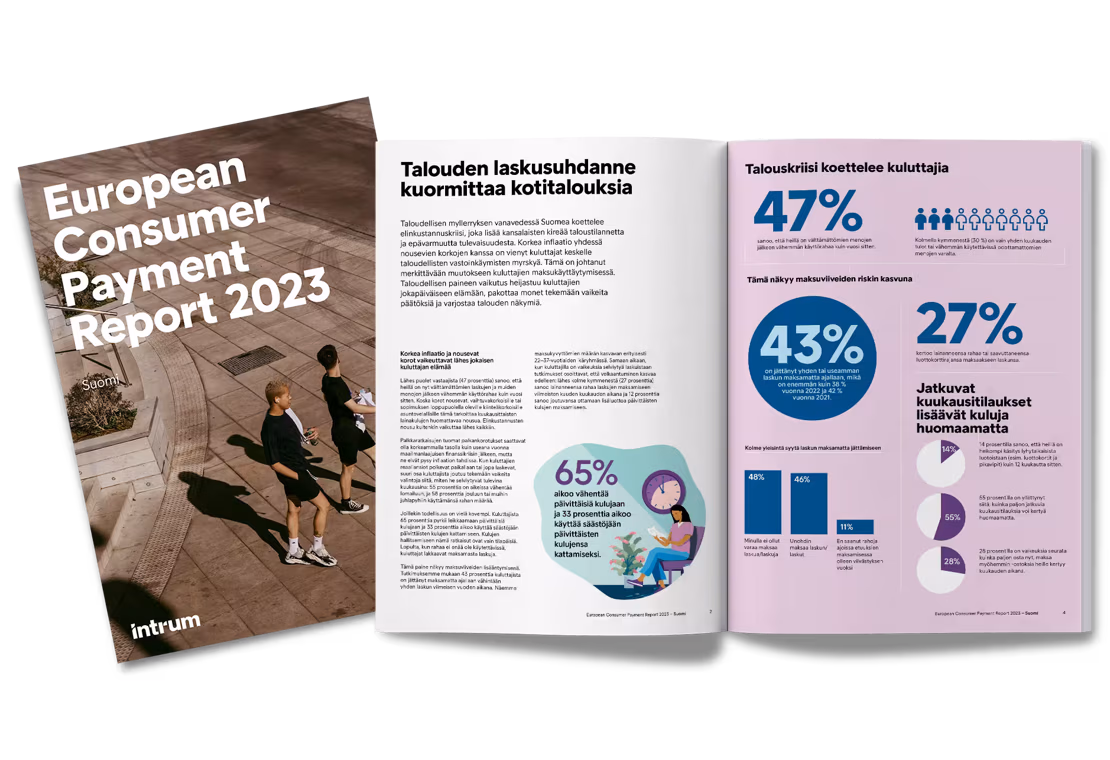 Eurooppalainen kuluttajien maksutaparaportti 2023