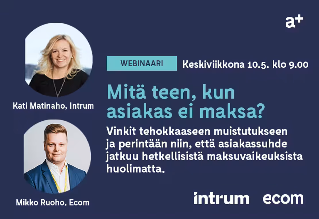 Mitä teen, kun asiakas ei maksa?