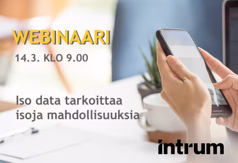 Iso data tarkoittaa isoja mahdollisuuksia